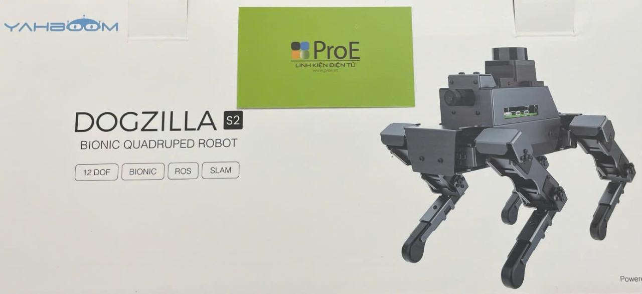 12DOF Robot Dog DOGZILLA S1/S2 for Raspberry Pi 5(ROS2-HUMBLE) | Điện ... 12DOF Robot Dog DOGZILLA S1/S2 for Raspberry Pi 5(ROS2-HUMBLE) | Điện ...