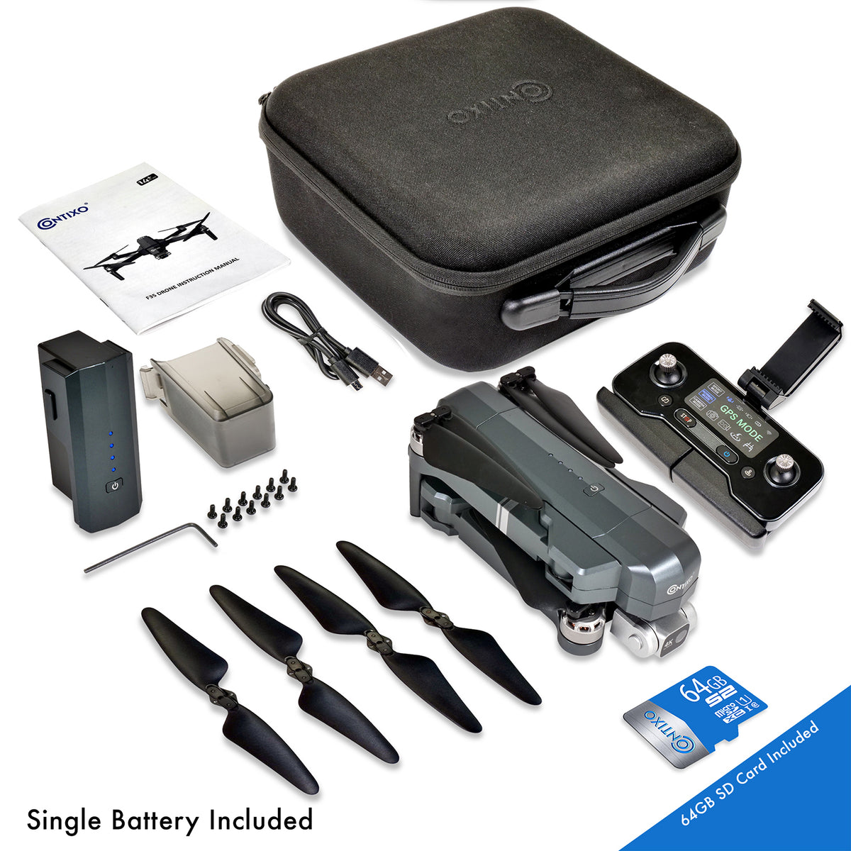 YASAO SJRC F11s 4K PRO RC Drone w Camera 4K 2-axis Gimbal 5G WiFi FPV ...
