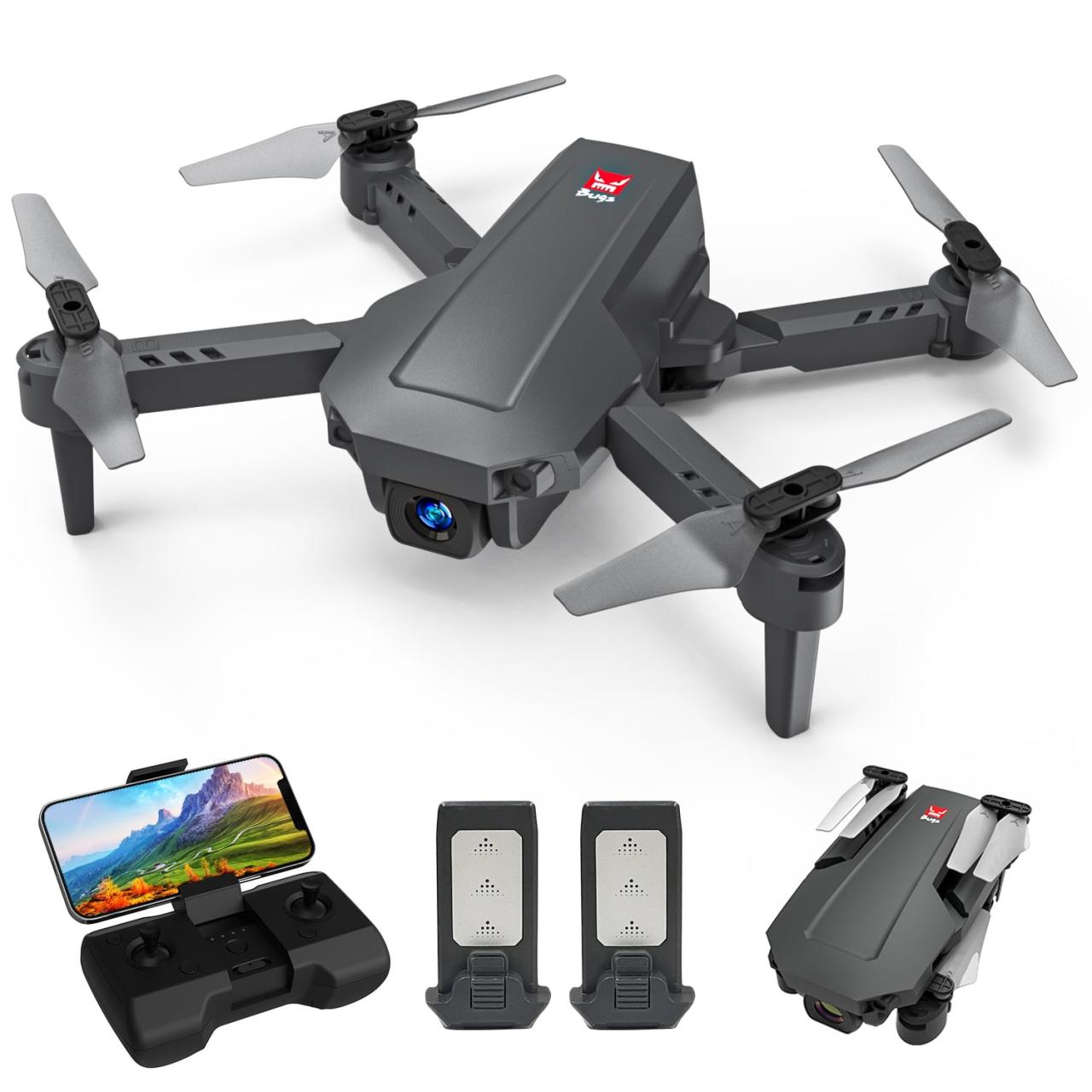 Deerc Drone with Camera for Adults 1080P FHD FPV Live Video Gravity ...