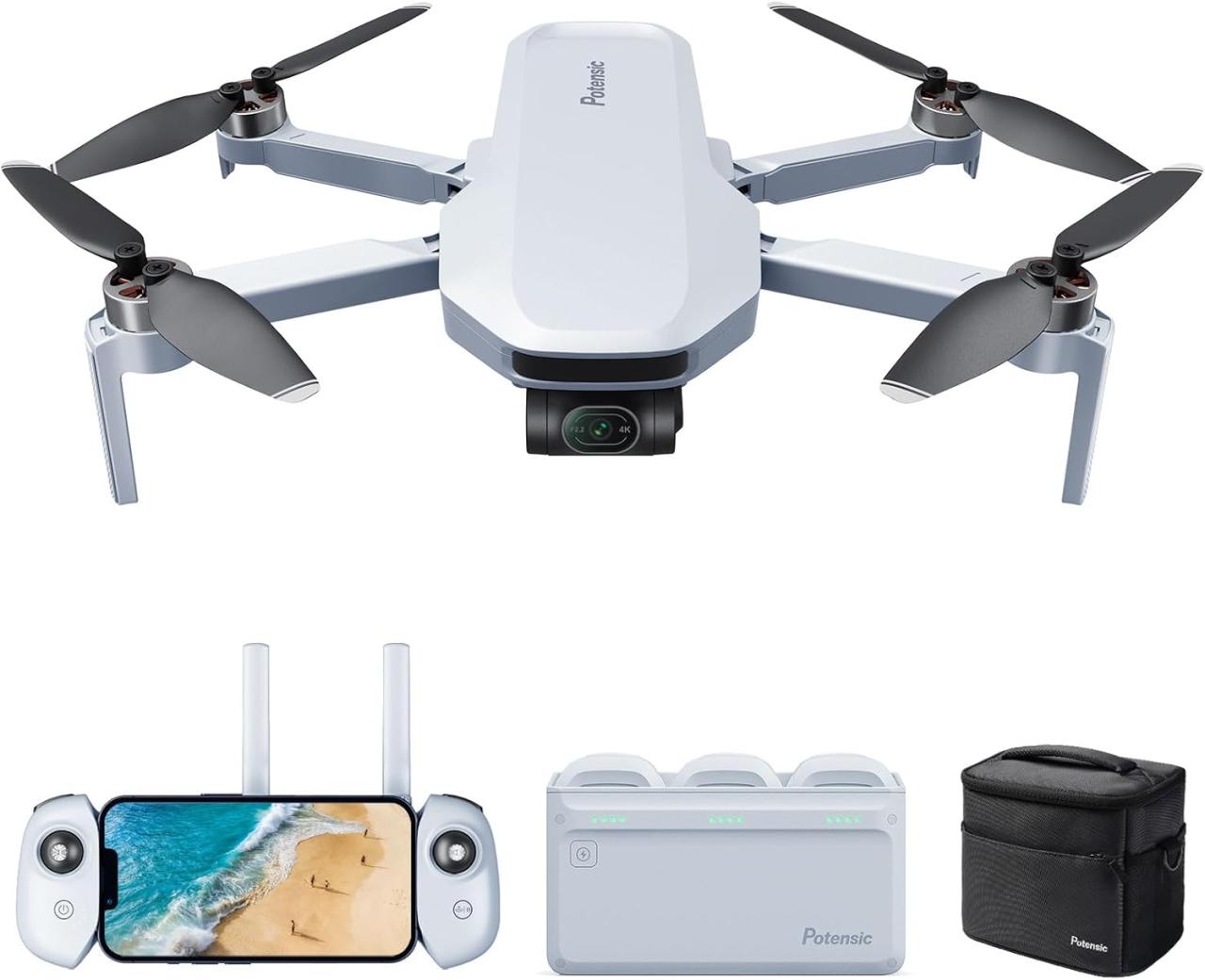 Todays deals ATOM 3-Axis Gimbal 4K GPS Drone, Under 249g, 96 Mins ...