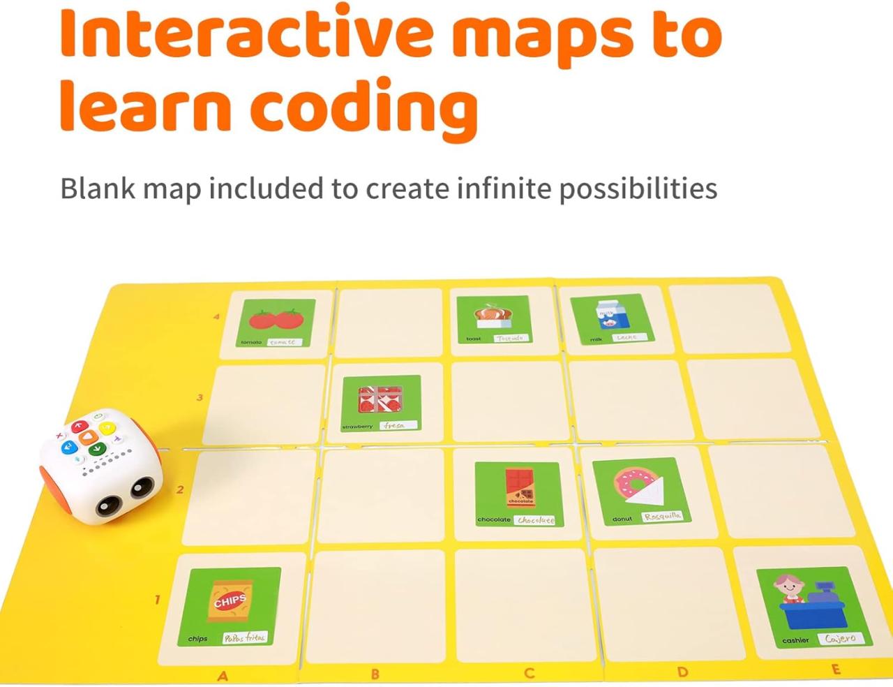 Matatalab Activity Box for The Tale-Bot Pro Coding Robot Set, 6 Double ...