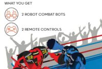 Mua Robot Combat Set, 2-Player Remote Control RC Battle Robots for Kids ...