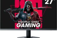 SANSUI 24.5 Inch 300hz 240hz Gaming Monitor, 1080P 1ms FPS PC Monitor Gaming, HDR, FreeSync, DisplayPort x2 HDMI x2, Fast IPS, 120% sRGB, Audio Jack, VESA Support, Desktop Compatible(ES-G25X1 PRO)