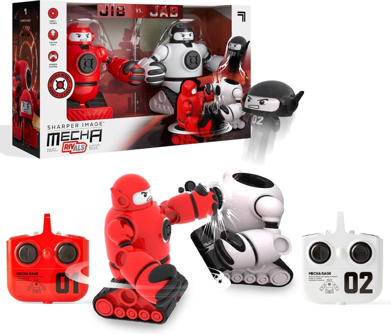 Sharper Image® Robo Rage Remote Control 2-Player Robot Fighting Set ...