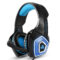 2.4GHz Wireless Gaming Headsets for PS5, PS4, PC, Switch - Bluetooth 5.3 Gaming Headphones with Noise Canceling Mic, 7.1 Surround Sound, 70H Battery, Blue Lighting - White