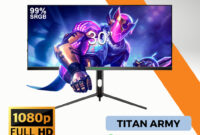 KOORUI 24 inch 200hz IPS Gaming Monitor HDR400 FHD1080p 1ms DCI-P3 90% DP HDMI Support Freesync 3-Side Frameless Computer Monitors G2411P
